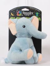 1 Count Spunky Pup Glow Plush Elephant Squeaks & Glows In Dark Dog Toy