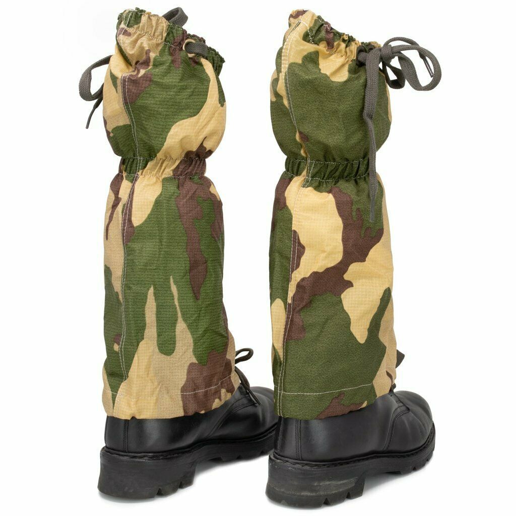 NEW Military Surplus Army Ripstop Gaiters Woodland Camo WaterResistant
