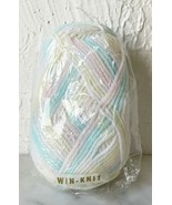 Vintage Bear Brand Win-Knit Worsted 4 Ply Yarn  - 1 Skein Pastel Ombre - $6.60