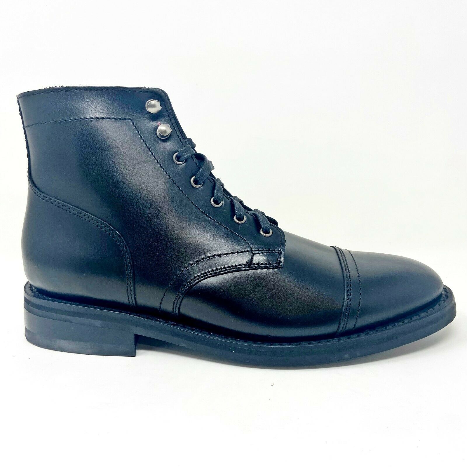 Thursday Boot Co Mens Captain Boot Black Handcrafted Leather