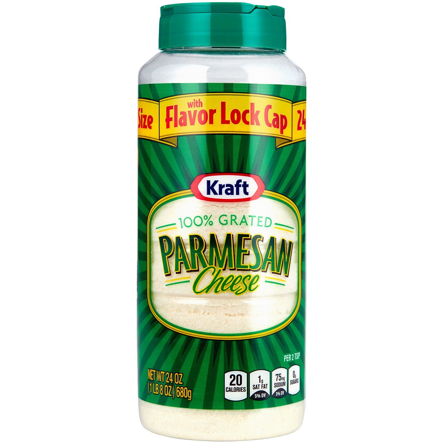 Kraft Grated Parmesan Cheese Shaker 24 oz Cheese