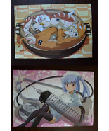 Hidamari Sketch Busou Shinki double sided poster official promo anime NEW - $11.88