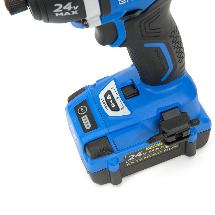 Kobalt 24Volt Max 2Tool Brushless Power Tool Combo Kit with Soft Case