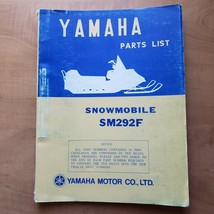 YAMAHA Snowmobile SM292F Parts LIst Manual 1973 - $18.37