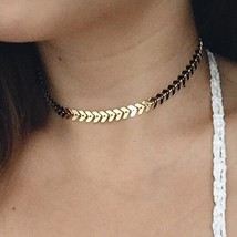 N1082 Choker Necklaces Women Tattoo Clavicle Collares Fashion Jewelry Le... - $5.30