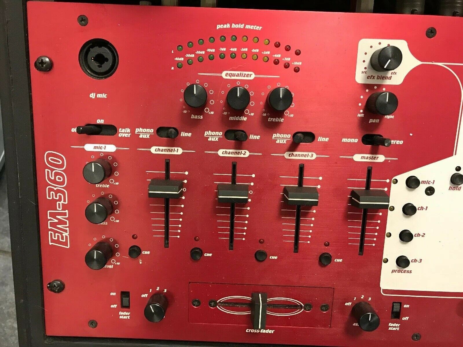 Numark EM460 4 Ch Mixer w/ Kaoss Pad, CDN88 The Beatkeeper III & SKB
