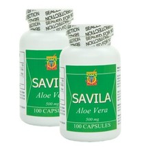 Capsulas de Savila 500mg. Set de 2 frascos con 100 capsulas c/u. Dura 3 ... - $39.55