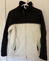 Eddie Bauer Men&#39;s Insulated￼ Winter Jacket Size Small Black And White Th... - $22.43