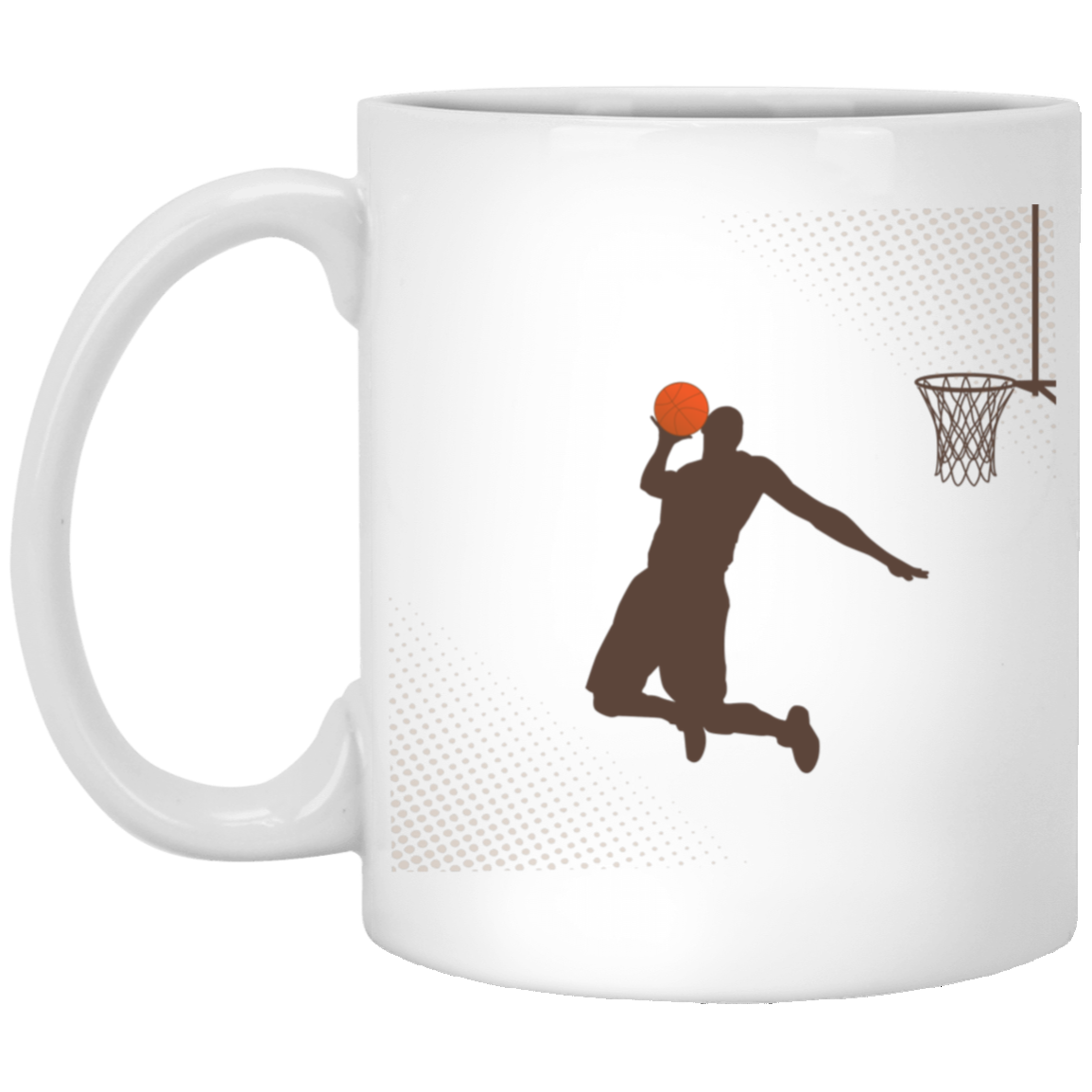 Sport, Basketball Player 11 oz. White Mug Water Milk ...