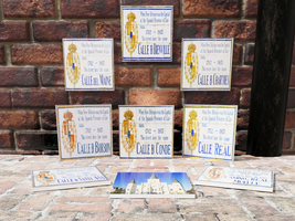 New Orleans French Quarter Historic Street Signs -  Ceramic Coasters  - $24.00