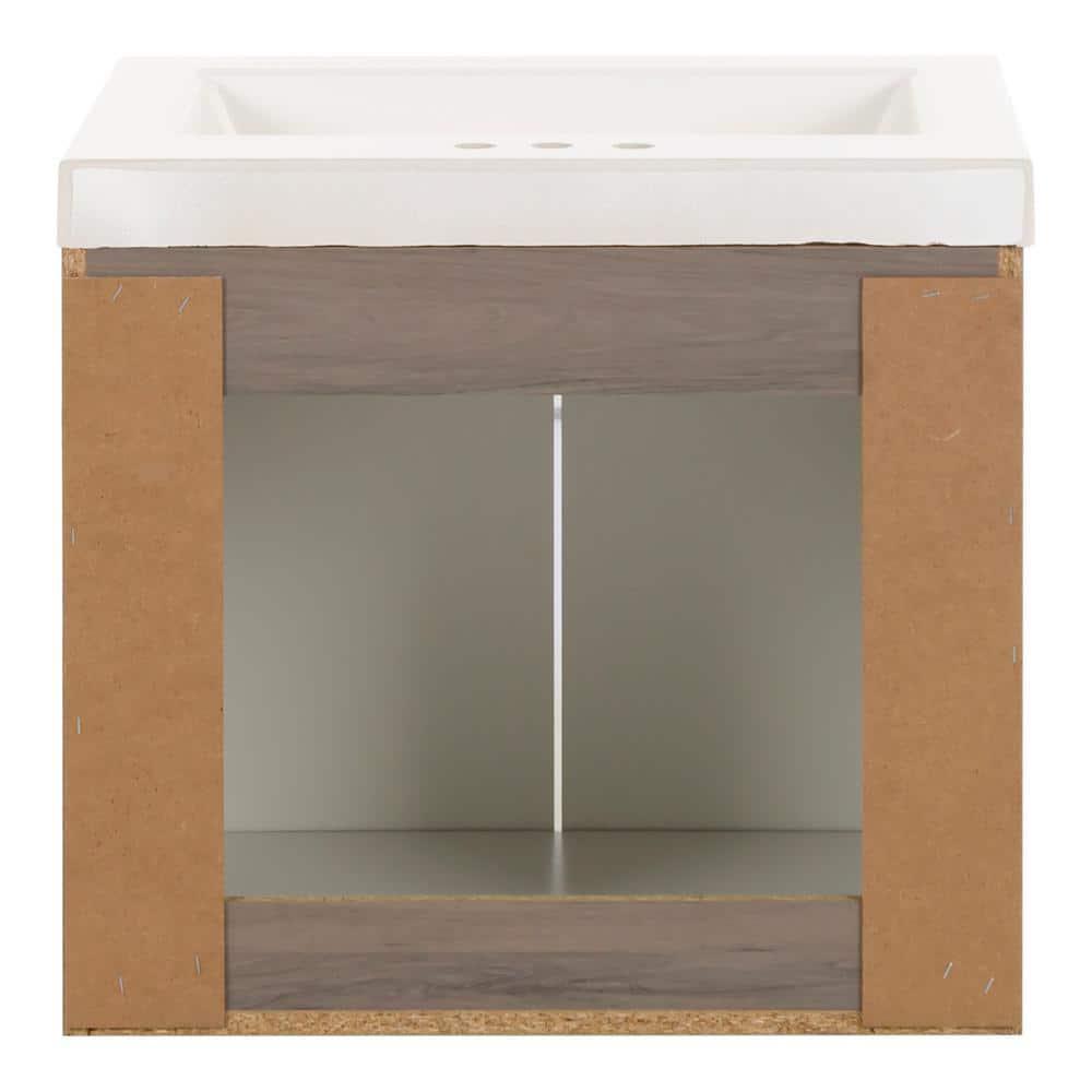 Domani Stella 24 in. W x 19 in. D Wall Hung Bath Vanity in Vanities