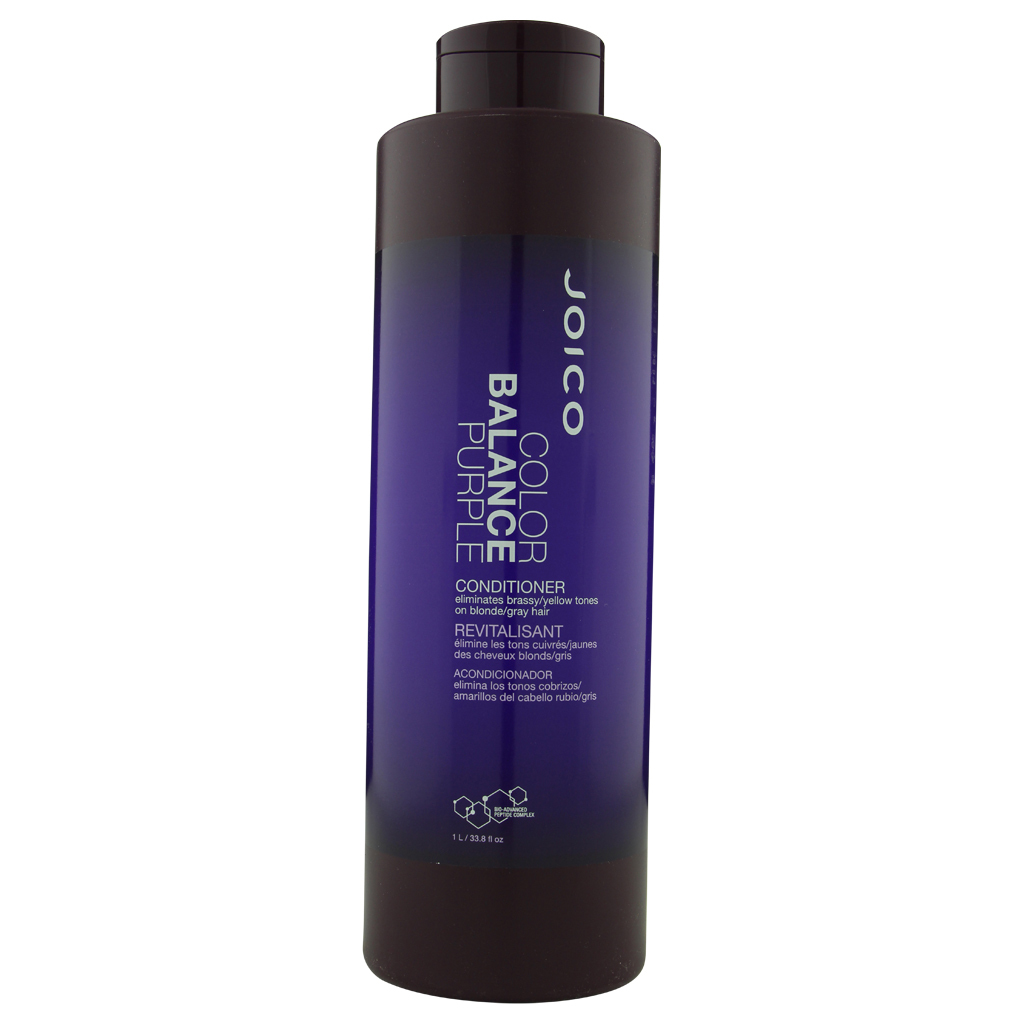 Joico Color Balance Purple Conditioner Liter Shampoo & Conditioning