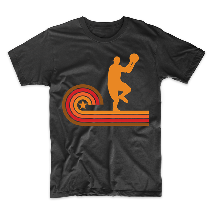 Retro Style Basketball Player Vintage TShirt TShirts, Tank Tops