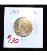 Lot: 1950, 1951S, 1952 Washington Quarters, 90% Silver, Rare Old Coins -... - $43.95