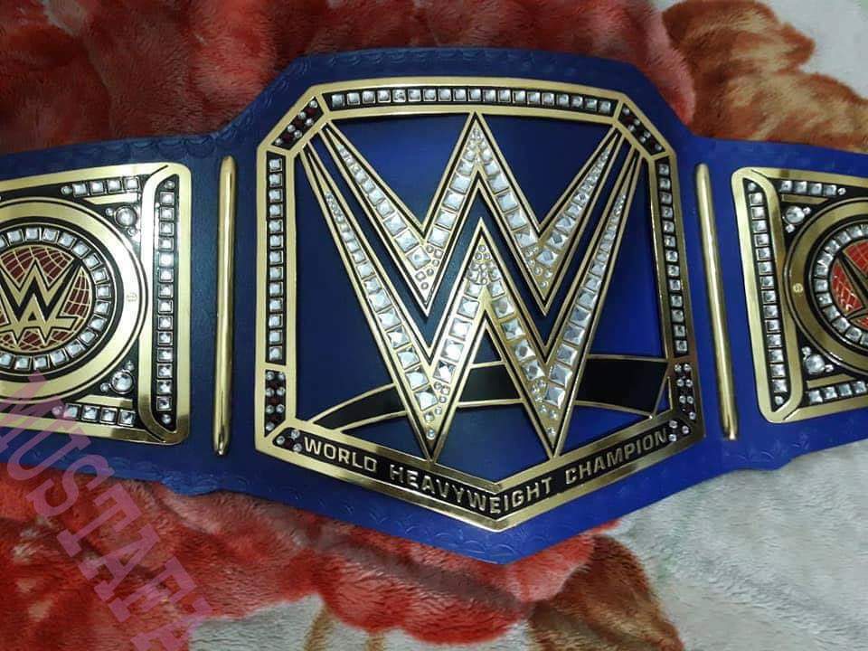 WWE Universal Championship Replica Title Belt Adult Size Blue (Dual ...
