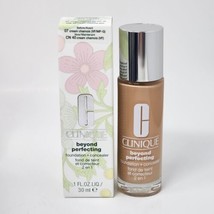 New Clinique Beyond Perfecting Foundation + Concealer CN 40 Cream Chamoi... - $25.25