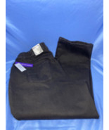 Catherines Black Jeans curvey Denim New Blue Circle original Tags embroi... - $39.99