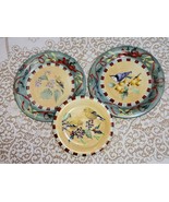3 Lenox WINTER GREETINGS Everyday Plates with Birds - 2 Dinner 1 Salad - $34.65