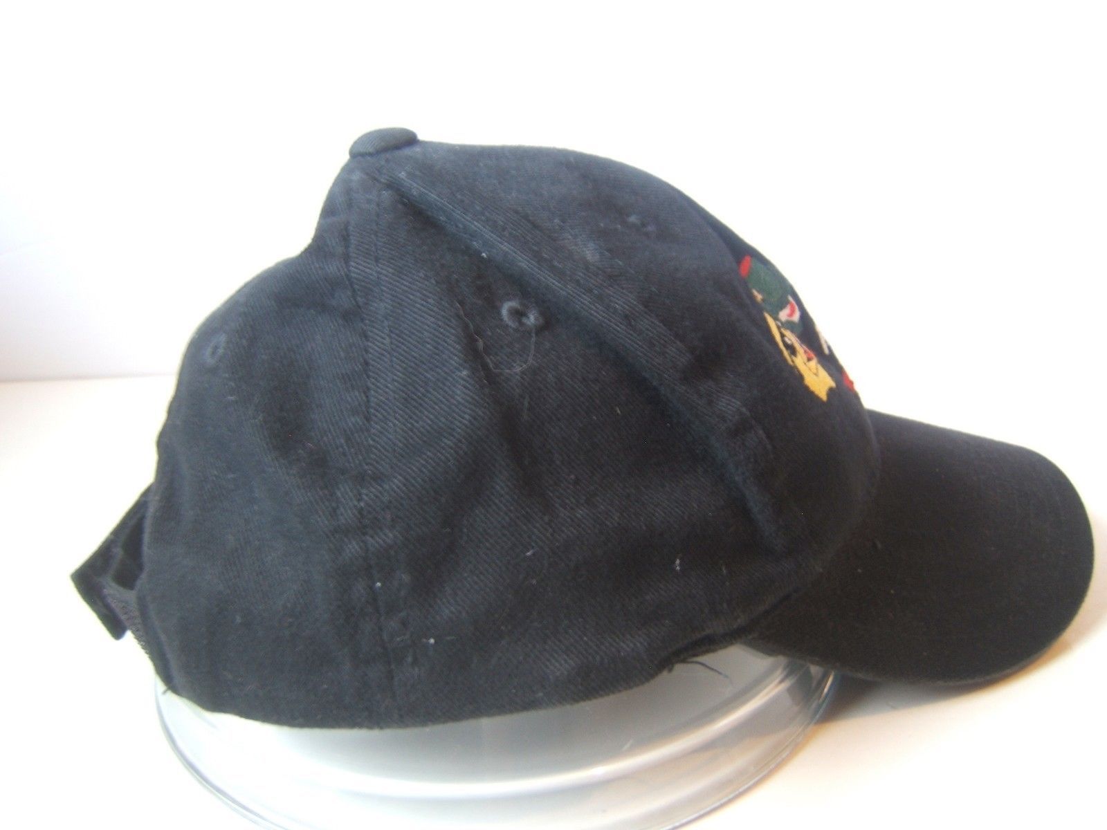 Mascot Team Youth Minor League Baseball Hat Black Hook Loop Cap Boys