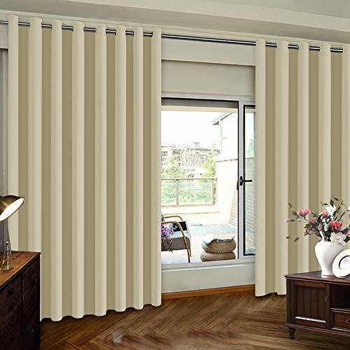 Insulated Blackout Patio Door Slider Curtains, Extra Wide Thermal