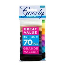 Goody Hair Ties Ouchless Elastics Neutral & Neon Value Pack 70 pcs - $9.99