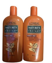 LOT of 2 L&#39;oreal Nature&#39;s Therapy Perfect Curls Defining Shampoo 12 oz D... - $34.64