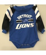 NFL DETROIT LIONS Infant Boys Jersey Bodysuit~0-3 Mos long sleeve V7 - $10.29
