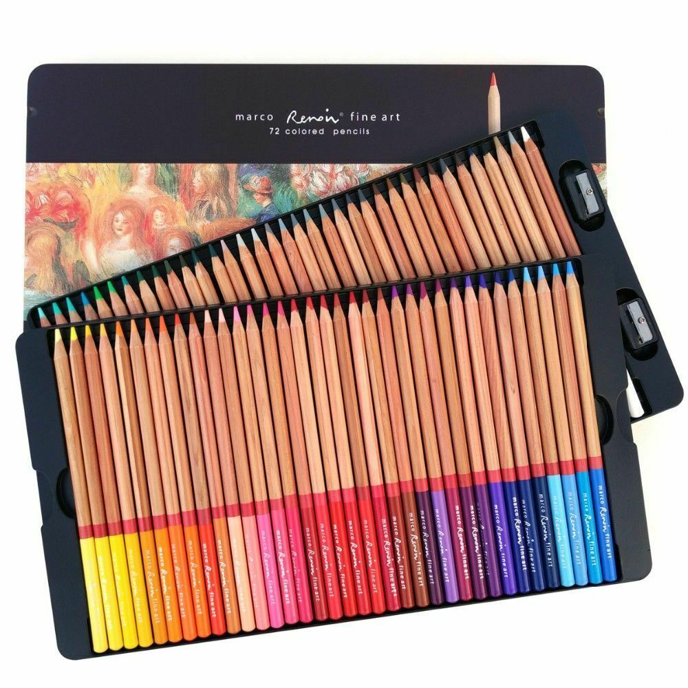 Marco Renoir Set Pencil Artist Drawing Color Pencil Professional 24/36