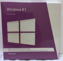 NIP Microsoft Windows 8.1 Full Version Software Sealed Never Opened 1 PC License - $126.22