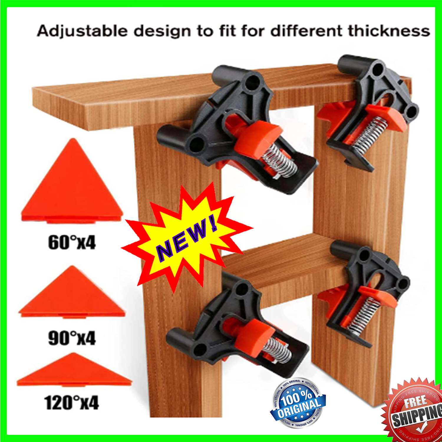 CARSEN CLAMP™ PRO WOOD CLAMP KIT Original Quality 2022 Clamps & Vises