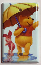 Winnie the Pooh & Piglet Light Switch Duplex Outlet wall Cover Plate Home decor image 2