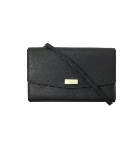 Kate Spade Laurel Way Winni Safiano Leather Crossbody Clutch Wallet WLRU2667 bag