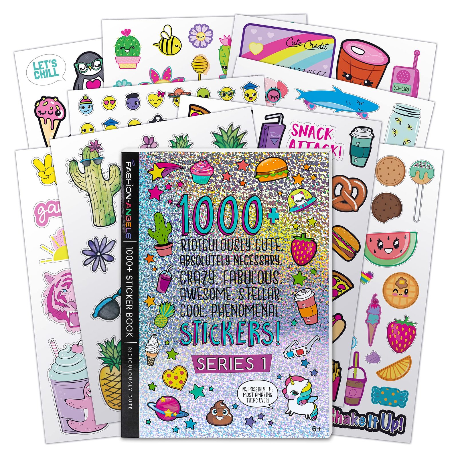 Fashion Angels 1000+ Ridiculously Cute Stickers for Kids Fun Craft