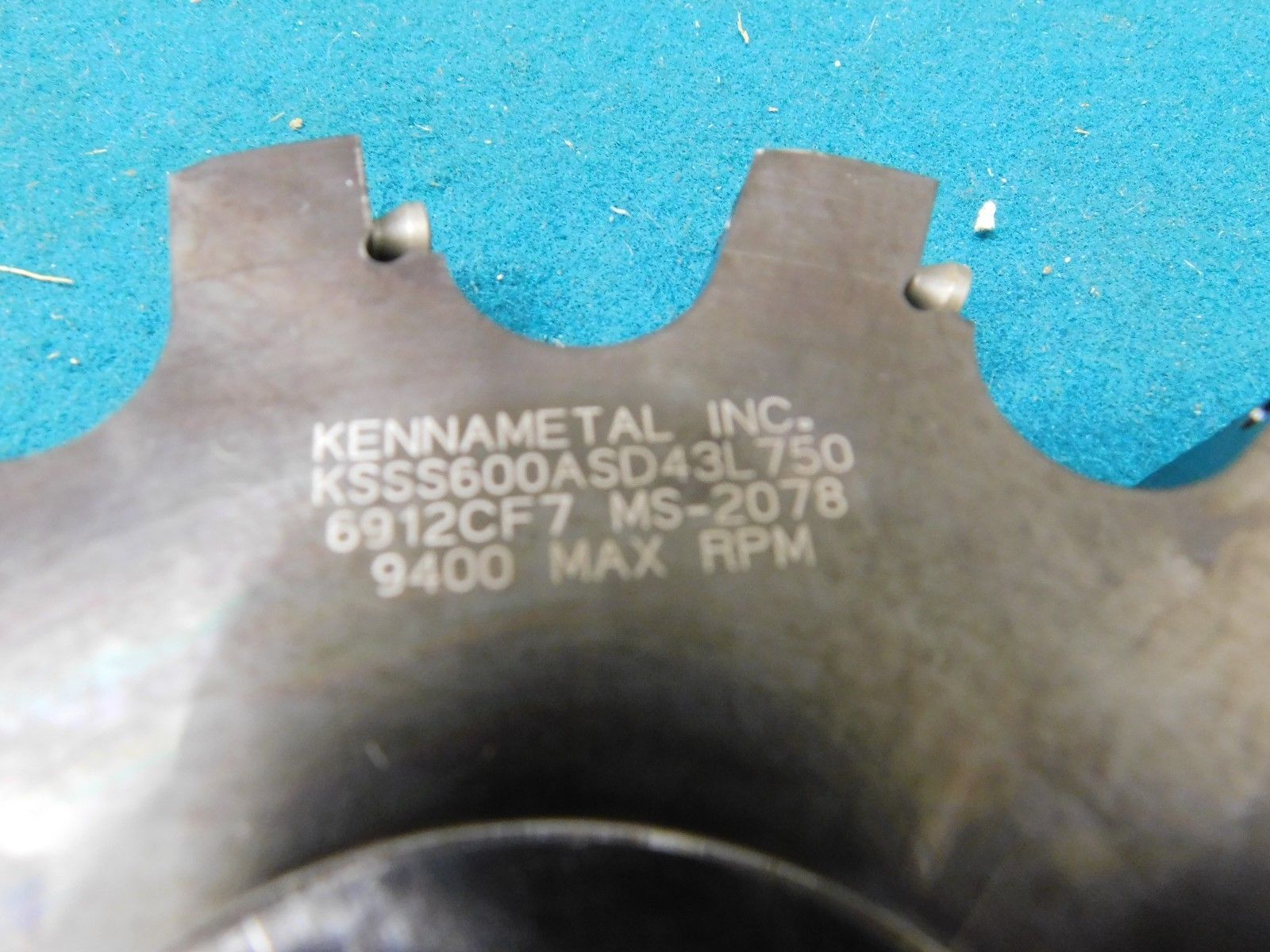 Kennametal 6" X 3/4" X 1.5" Side Milling Cutter KSSS600ASD43L750