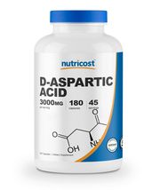Nutricost D-Aspartic Acid Capsules (180 Capsules) (3000mg Serving) - $26.86