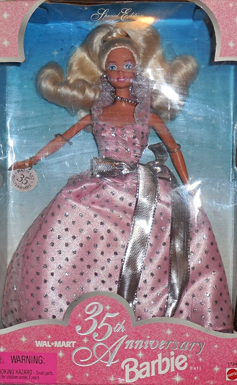 walmart 35th anniversary barbie