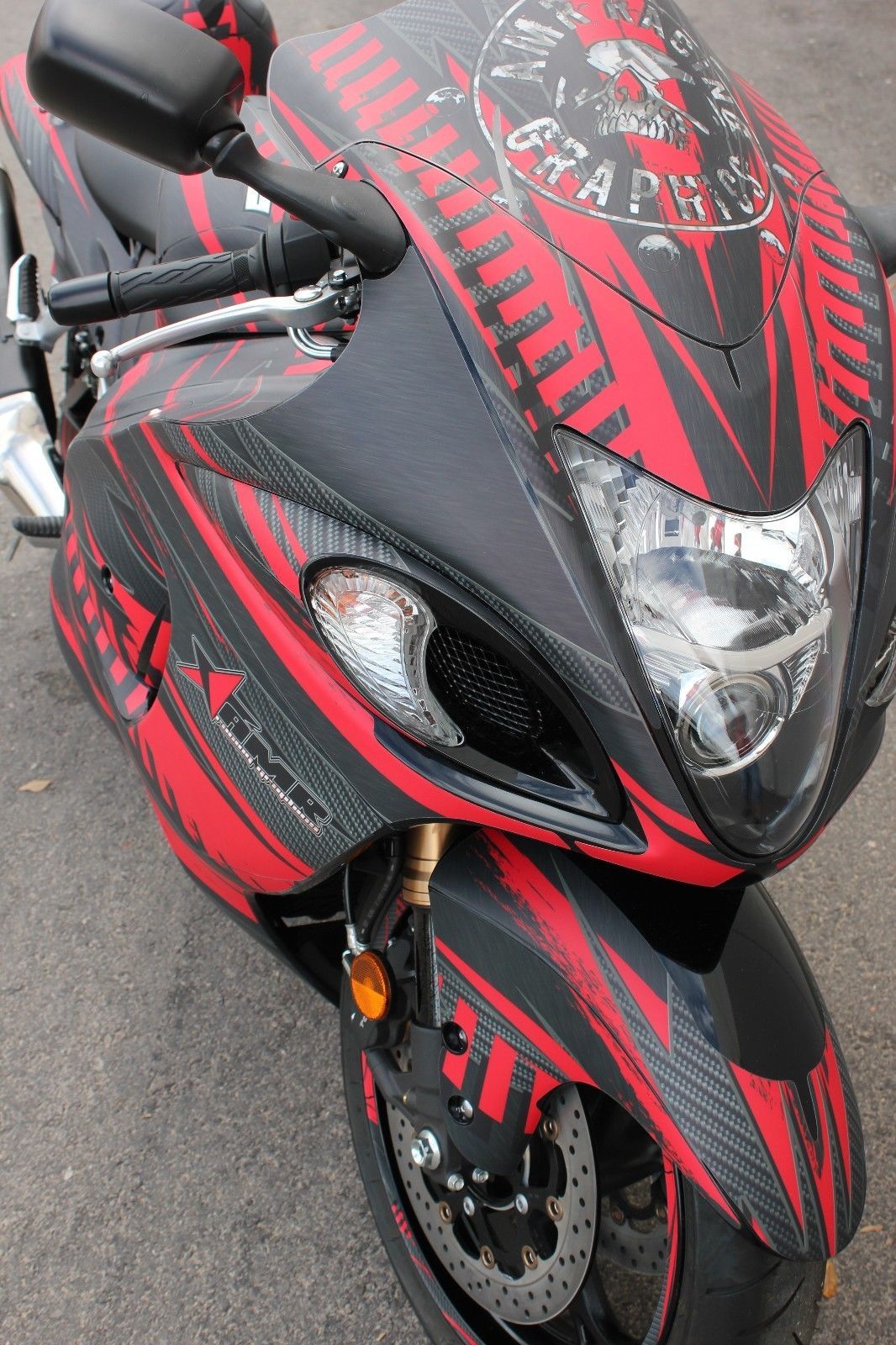 Street Bike Graphics Kit Decal Wrap For Suzuki Hayabusa GSX1300R 0813 NUKE R K Decals & Stickers