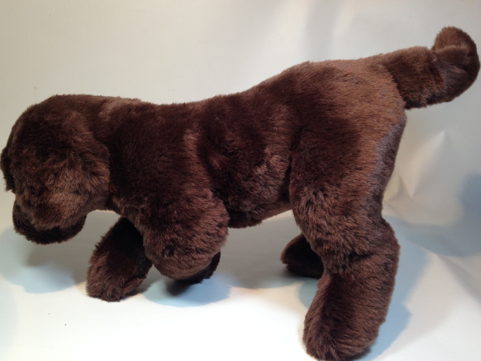chocolate labrador plush toy