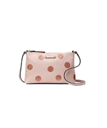 NWT Kate Spade Haven Lane Ramey Plum Dawn Pink/Glitter Dots Crossbody Bag - $95.99