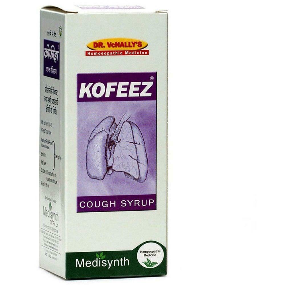 Kofeez Syrup (200ml) For Cough Cold, Chest Congestion & Pain Medisynth
