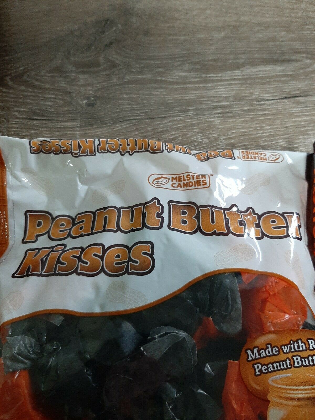2 Packs Melster Candies Peanut Butter Kisses 8.25oz Made with real
