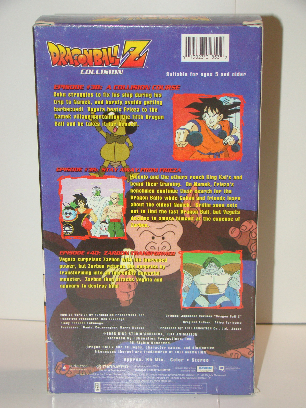 DRAGON BALL Z - COLLISION (VHS) - VHS Tapes