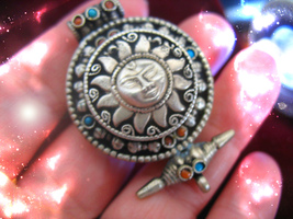 Haunted Tribal Necklace Turn Shadows To Sun Ooak New Secret Collect Magick - $9,027.77