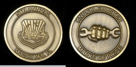 6th Maintenance Group MacDill AFB &quot;Knuckbuster&quot; exercise challenge coin - $11.63