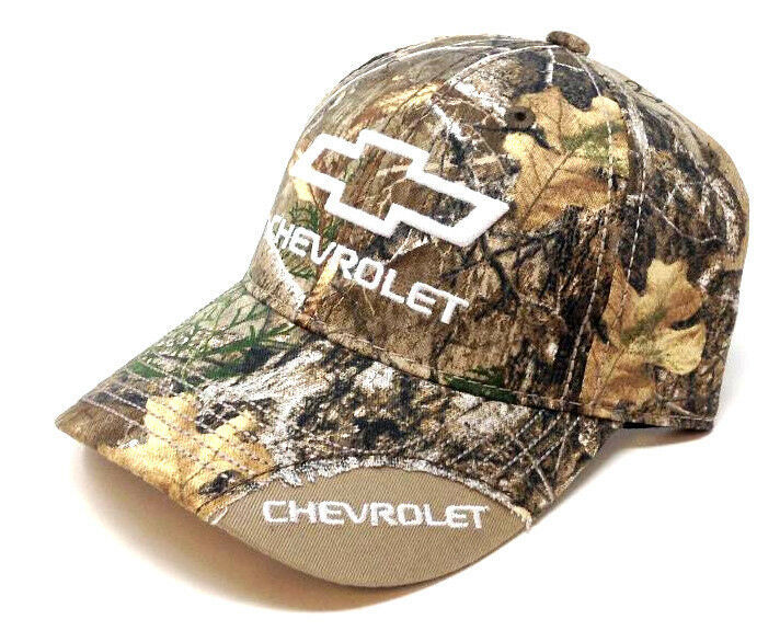 CHEVROLET CHEVY REALTREE EDGE CAMO CAMOUFLAGE ADJUSTABLE HAT CAP ...