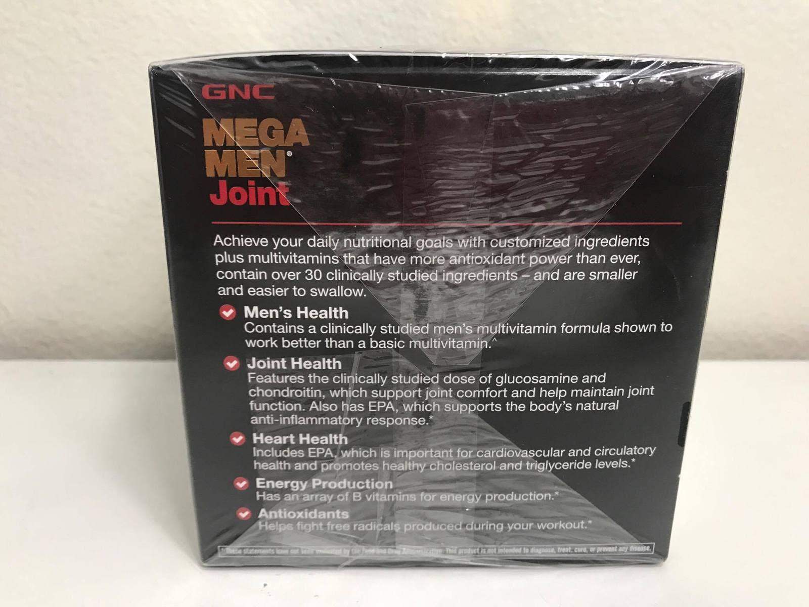 GNC Mega Men Joint Dietary Supplement, 30 Count New 2018-2019 ...
