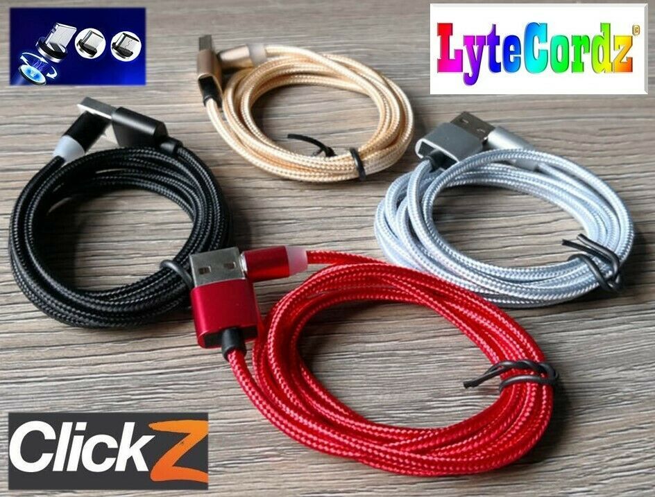 Magnetic Quick Release Charger Charging Cable Cord iPhone Android TYPEC 40 long