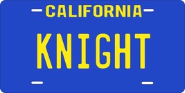 Knight TV Show License Plate Personalized Custom Auto Bike Motorcycle Mo... - $10.99+