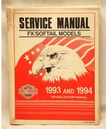 Harley Davidson FX Softail Models Service Manual 1993 1994 - $89.09