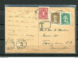 Germany Picture postal Card 27/8/1927 Mixed frankage  Mainz New York 11801 - $29.70